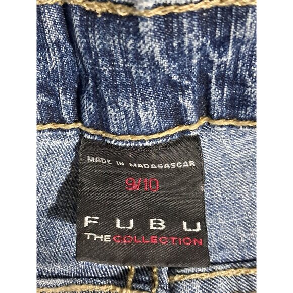 Fubu The Collection Jeans Womens 9/10 Blue Denim Bootcut Stretch Casual - Picture 2 of 12
